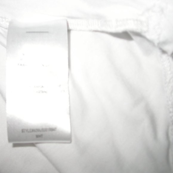 Rauched White Sleeveless Tunic - Picture 6 of 8